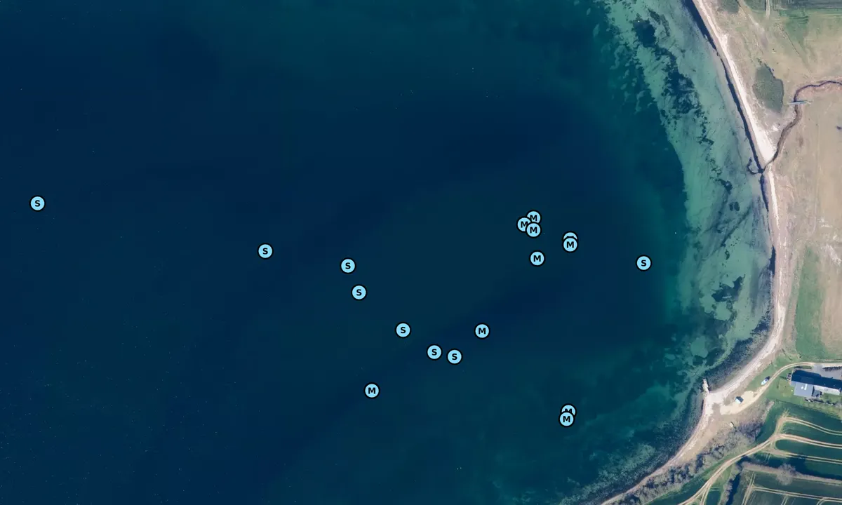 Satelite image of Skeldevig bouy
