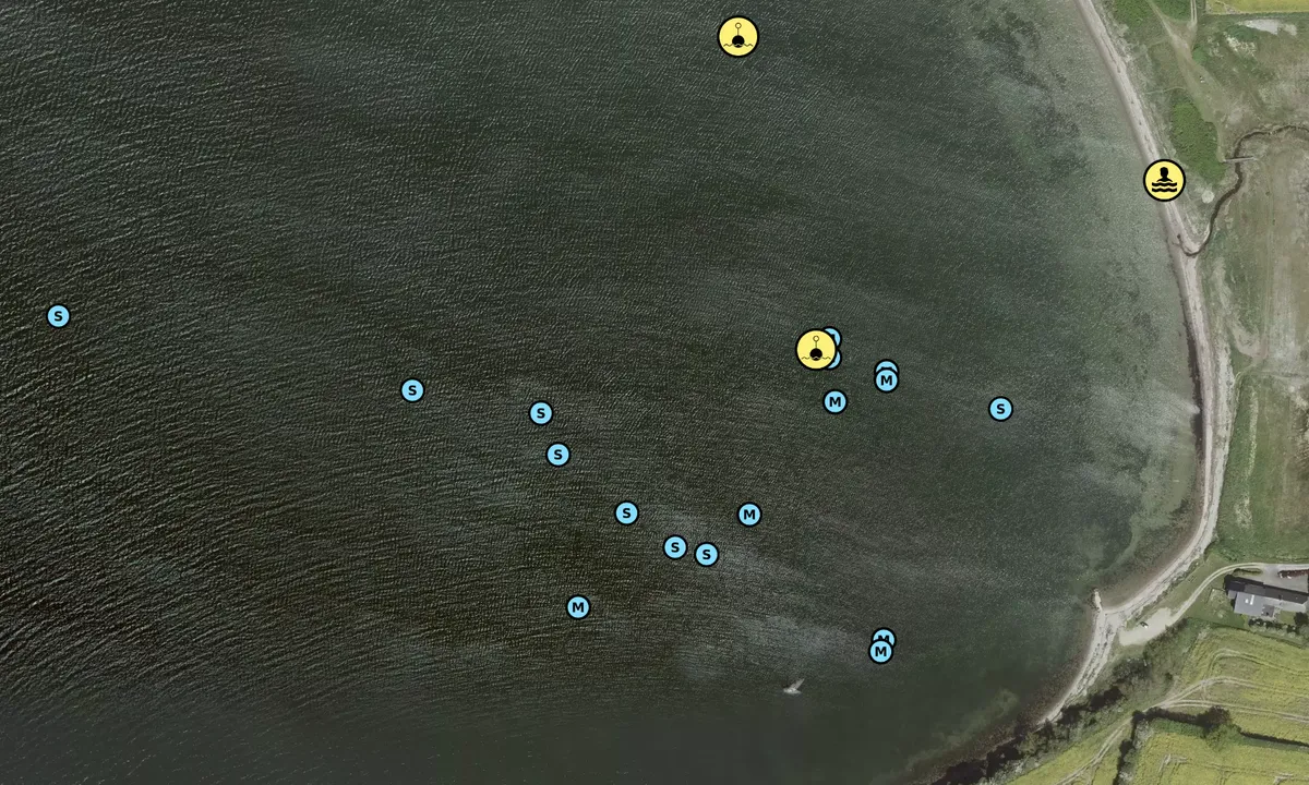 Satelite image of Skeldevig bouy