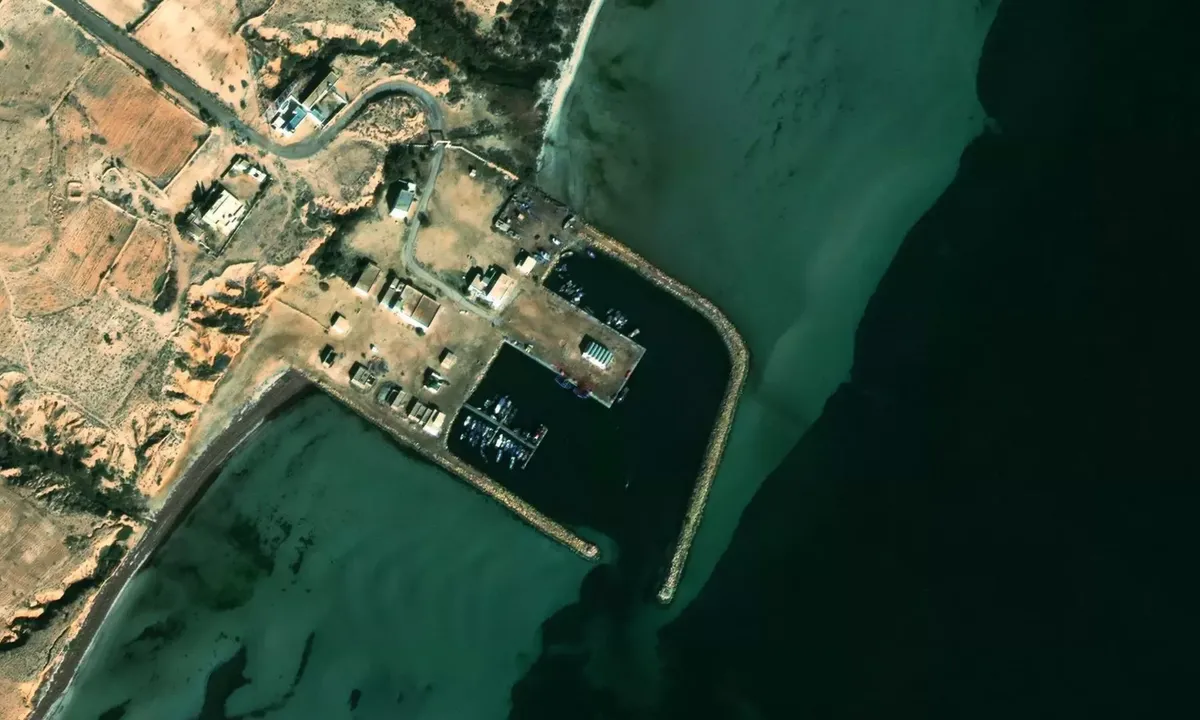 Satelite image of Skhira Port