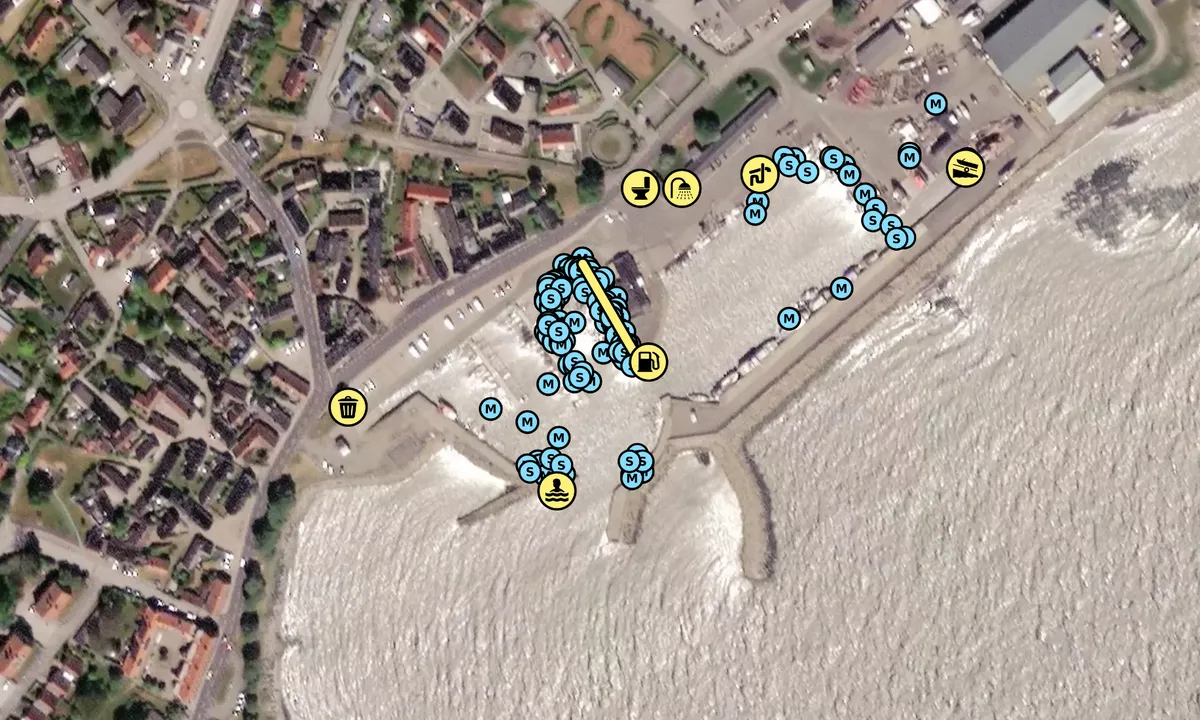 Satelite image of Skillinge