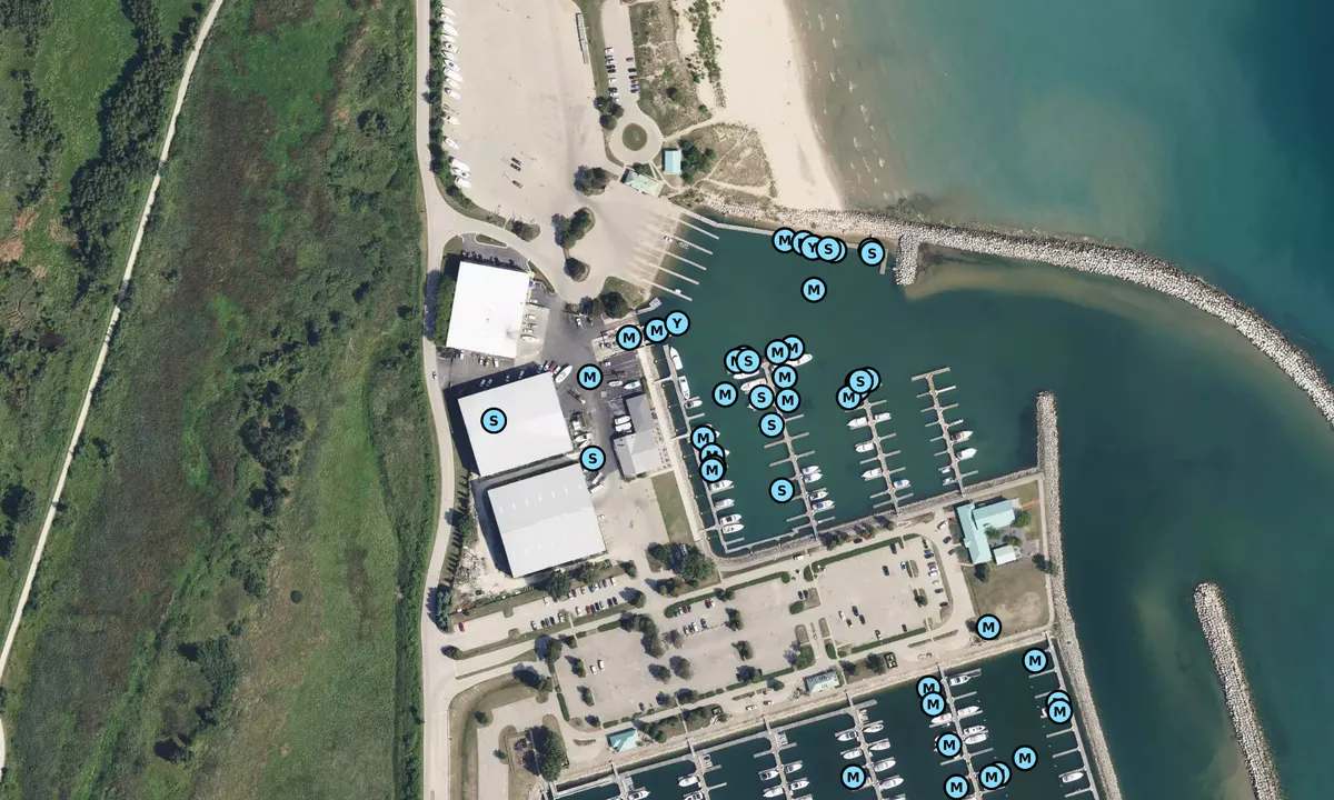 Satelite image of Skipper Buds Marina