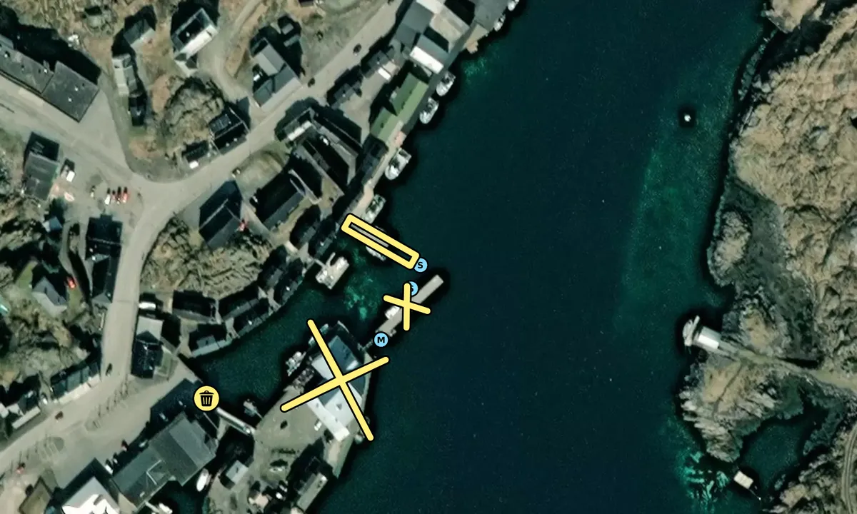 Satelite image of Skjærbrygga