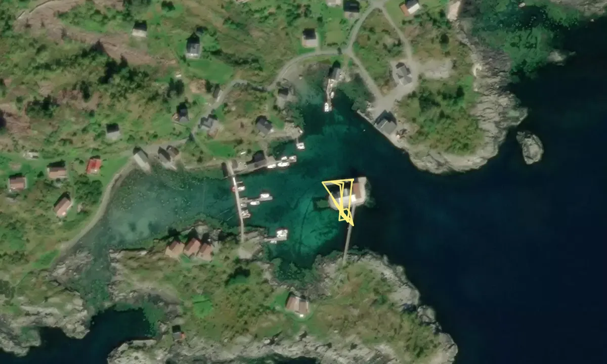 Satelite image of Skjærbuda Gjestehavn