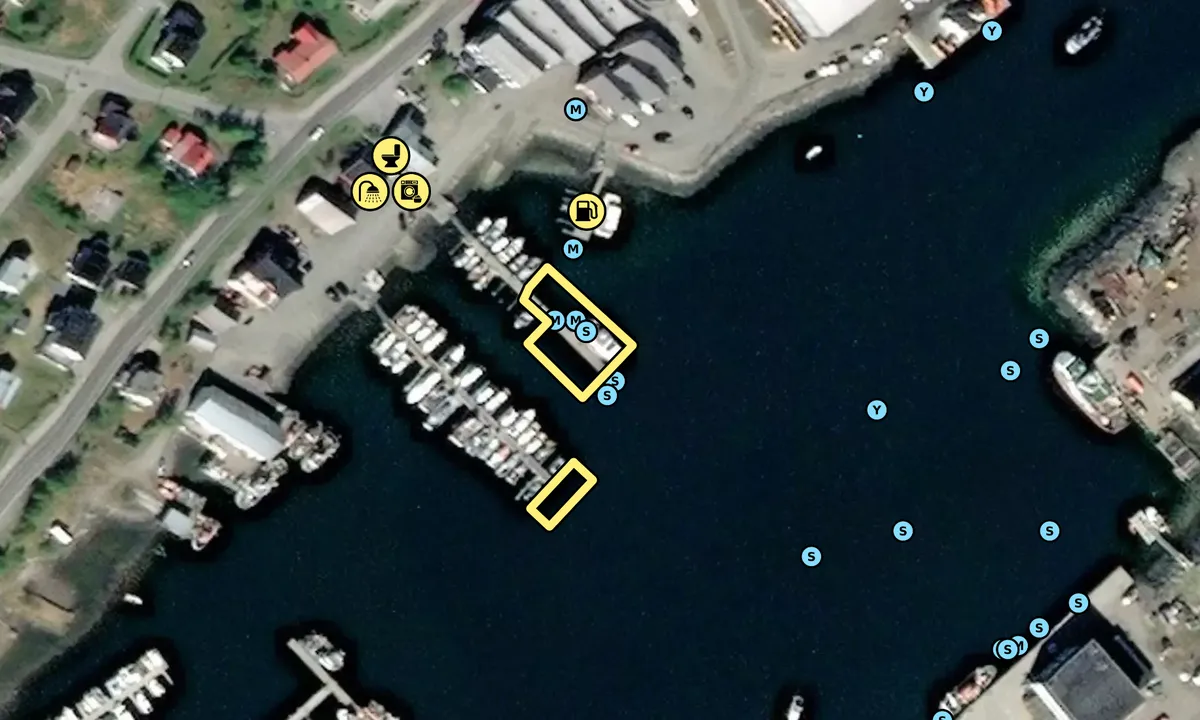 Satelite image of Skjervøy