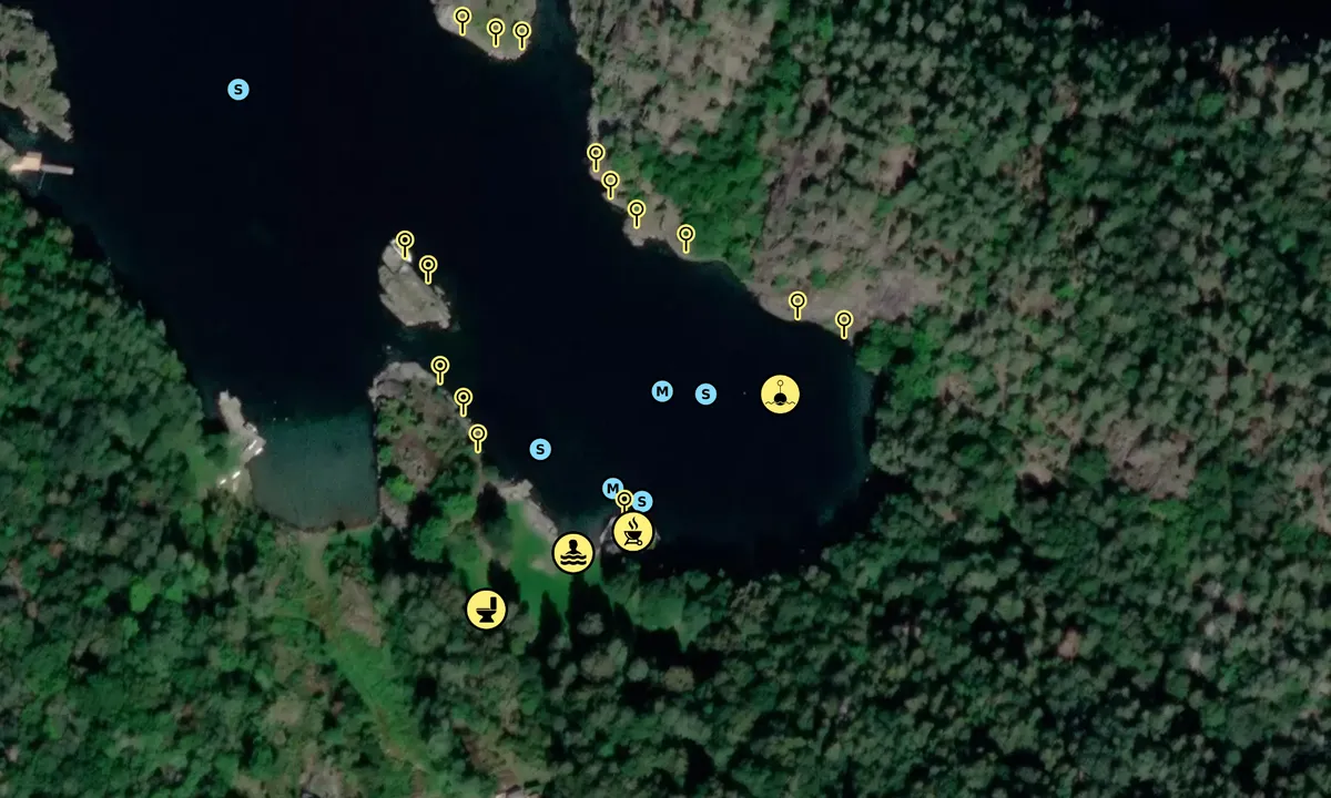 Satelite image of Skolebukta