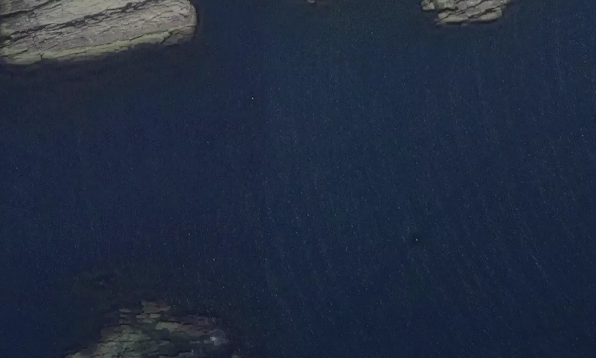 Satelite image of Skomvær