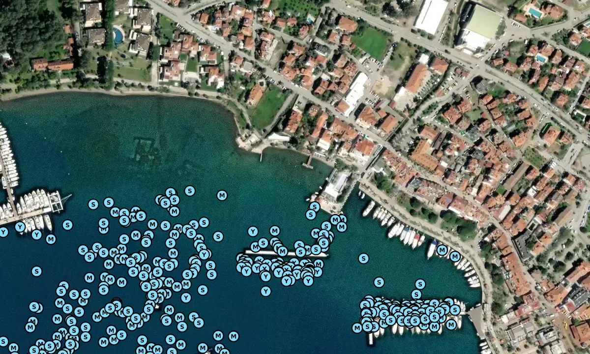 Satelite image of Skopea marina