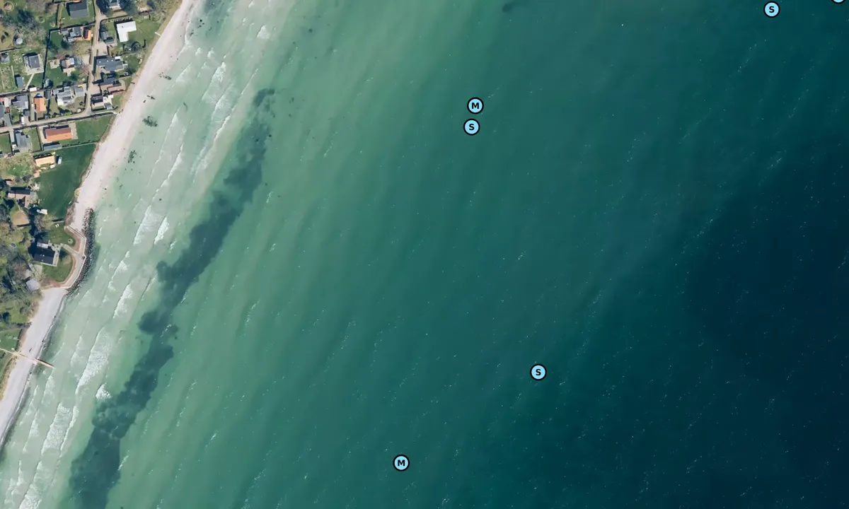 Satelite image of Skørpinge Strand