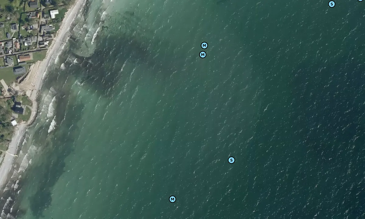 Satelite image of Skørpinge Strand