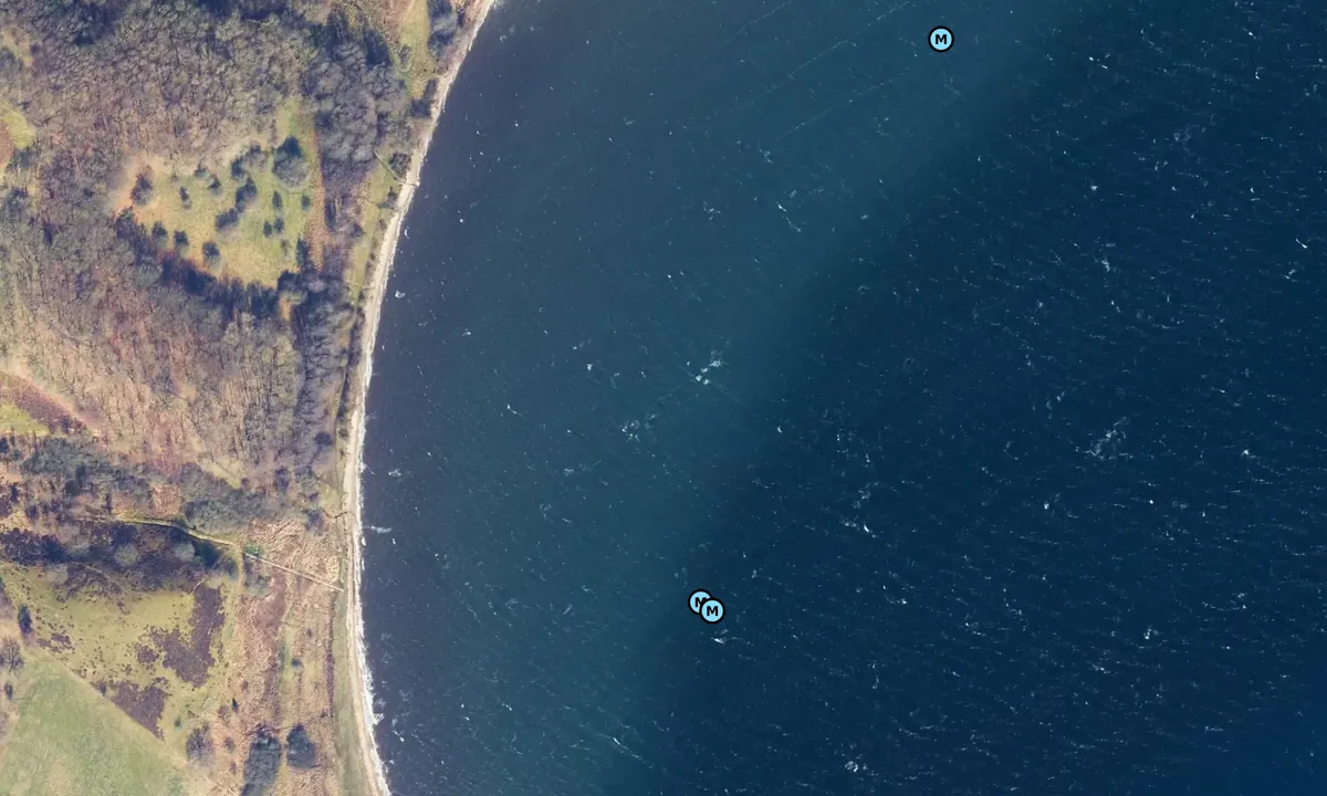 Satelite image of Skyum bjerge