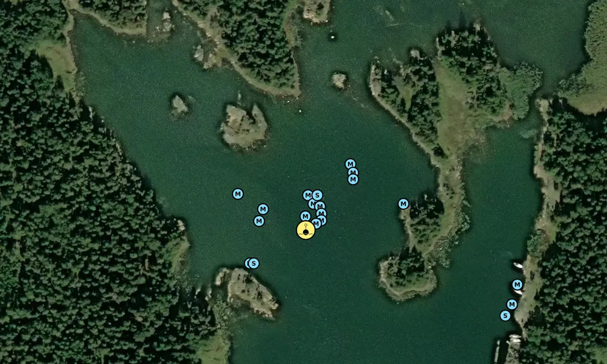 Satelite image of Sladdarön - SXK Uppsala-Roslagen bouy