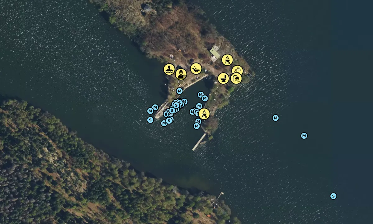 Satelite image of Slandö kalv