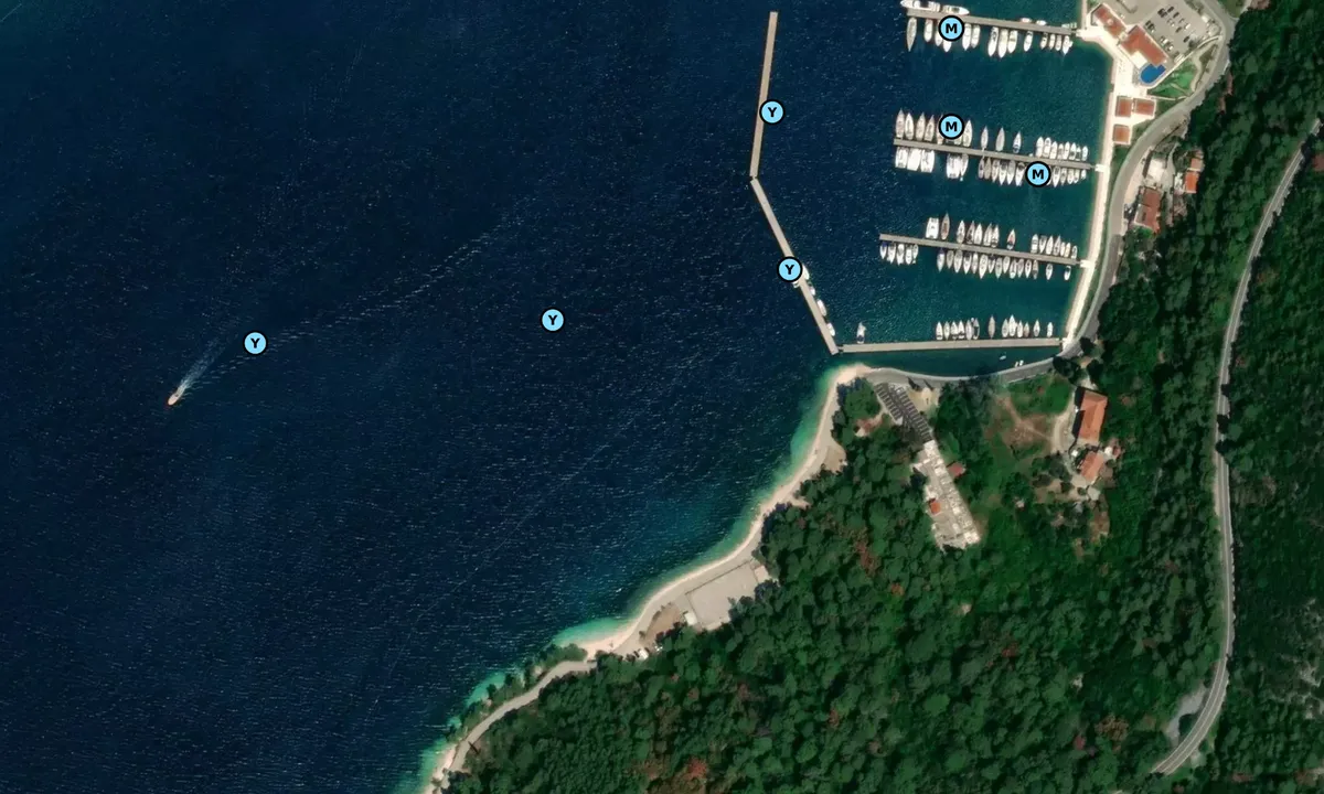 Satelite image of Slano