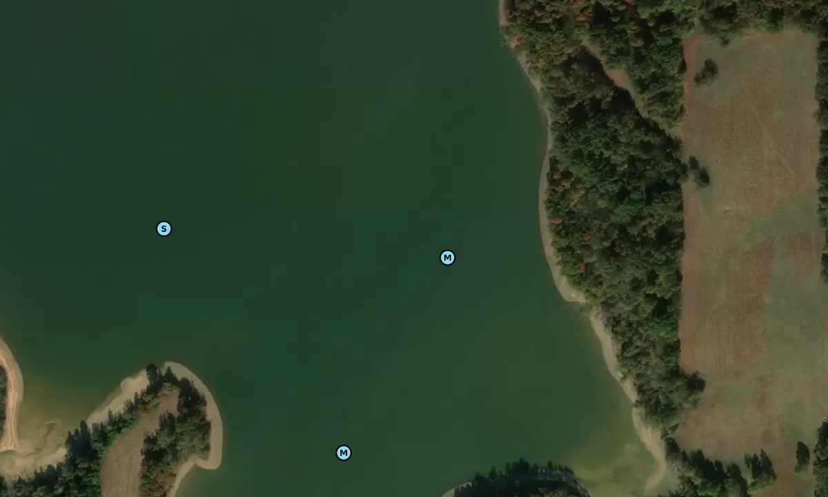 Satelite image of Sledd Creek