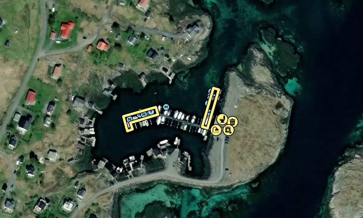 Satelite image of Sleneset Båtforening