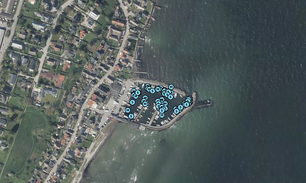 Satelite image of Sletten Havn