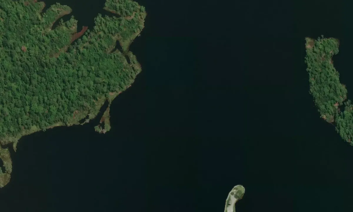 Satelite image of Slocum Creek