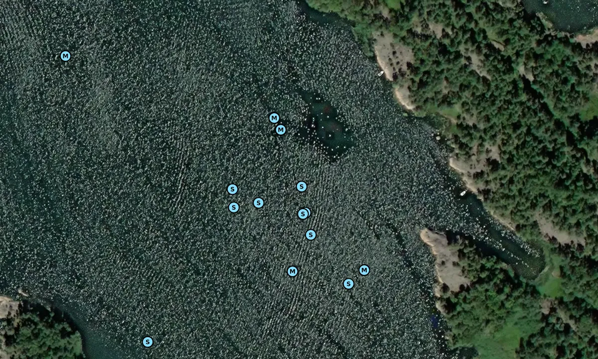 Satelite image of Smågö