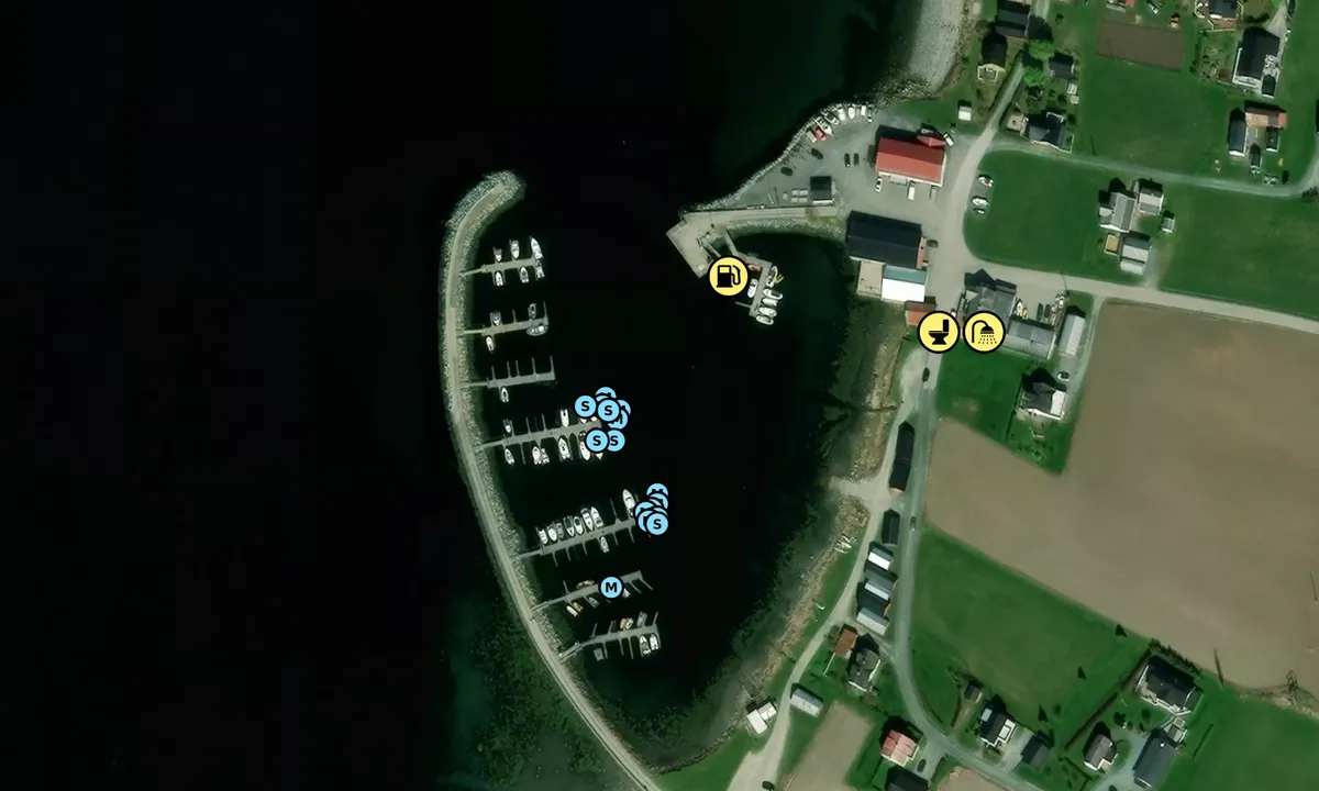 Satelite image of Småland Havn
