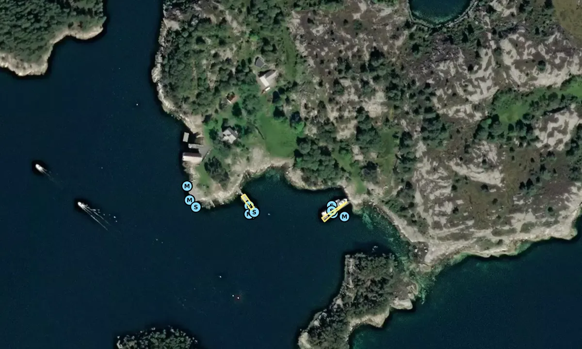 Satelite image of Smedaholmen