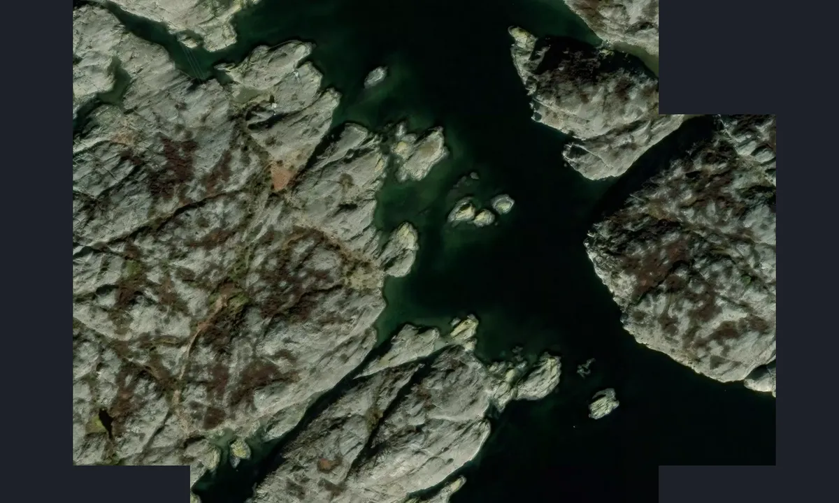 Satelite image of Smögholmarna