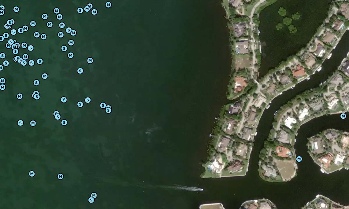 Satelite image of Snapper Point