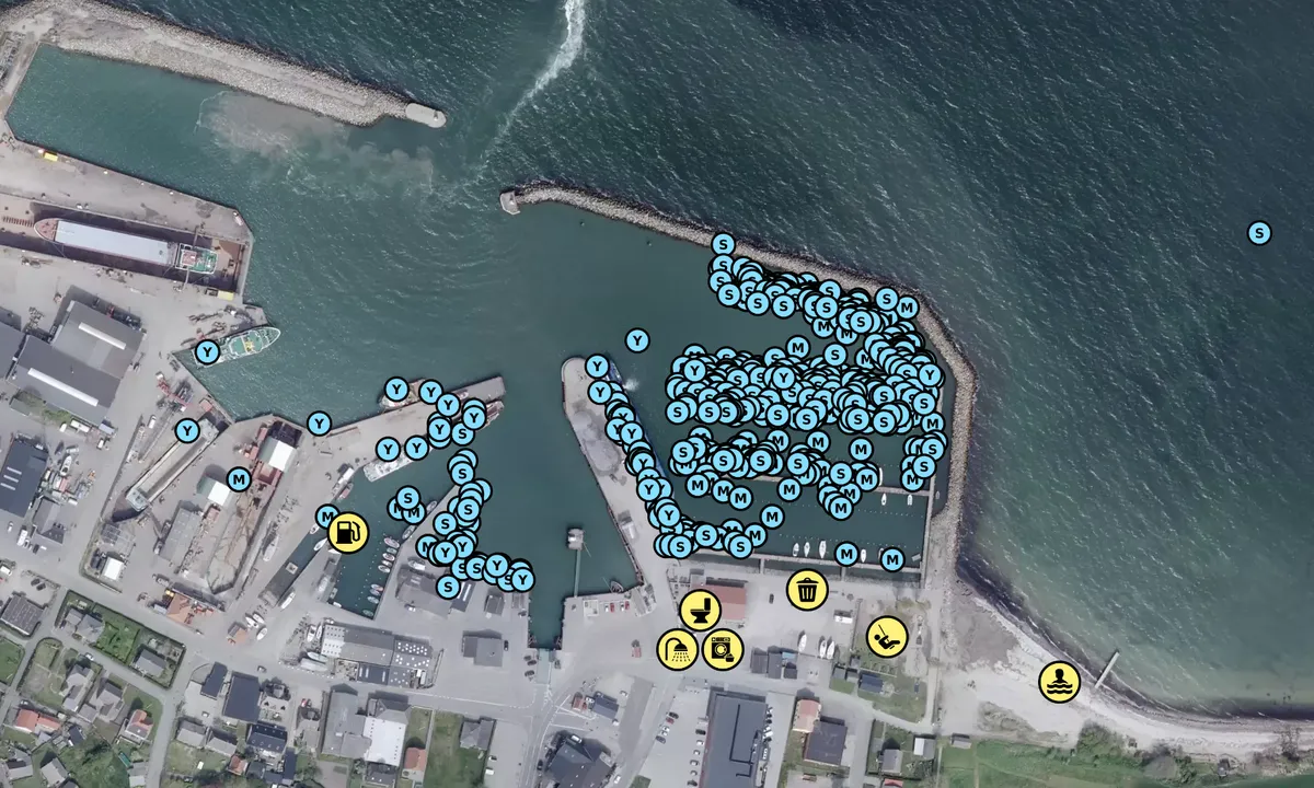 Satelite image of Søby Havn (Ærø)
