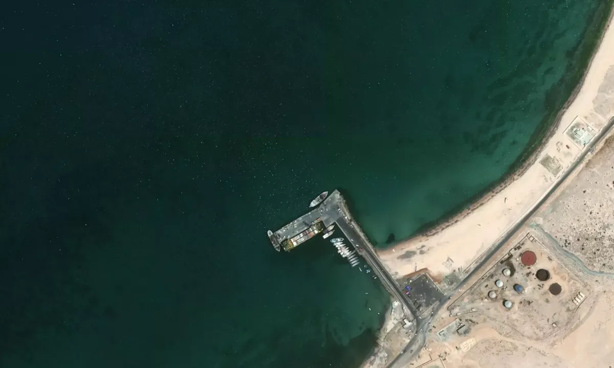 Satelite image of Socotra