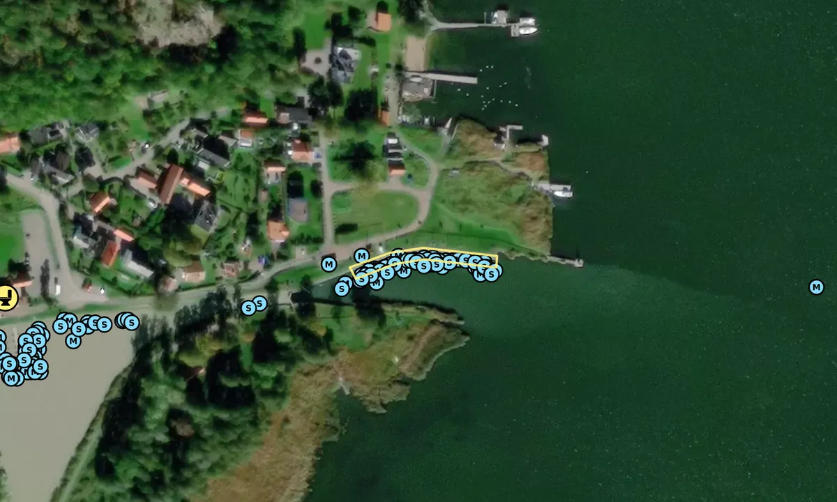 Satelite image of Söderköping - Storån