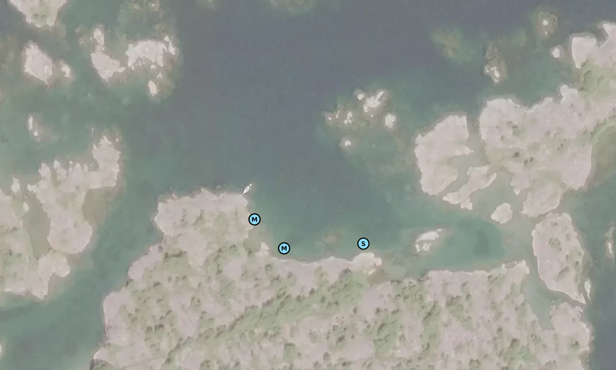 Satelite image of Söderö - Mjölkvallarna - Bredvarpet