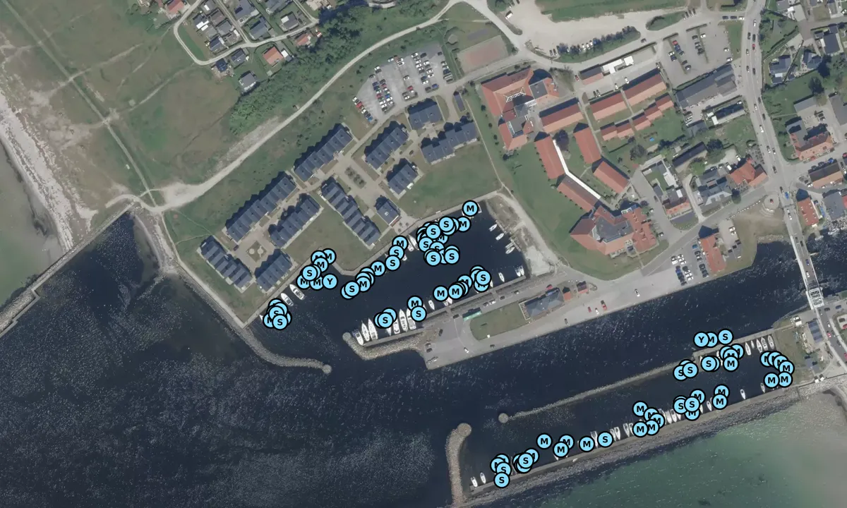Satelite image of Søfronten Lystbådehavn