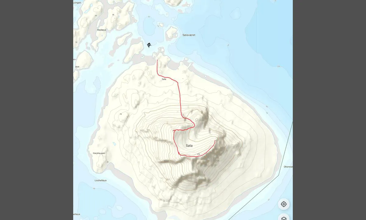 Søla: Grei gåtur opp til toppen på 432m. Skal ikke klage på utsikten derfra.