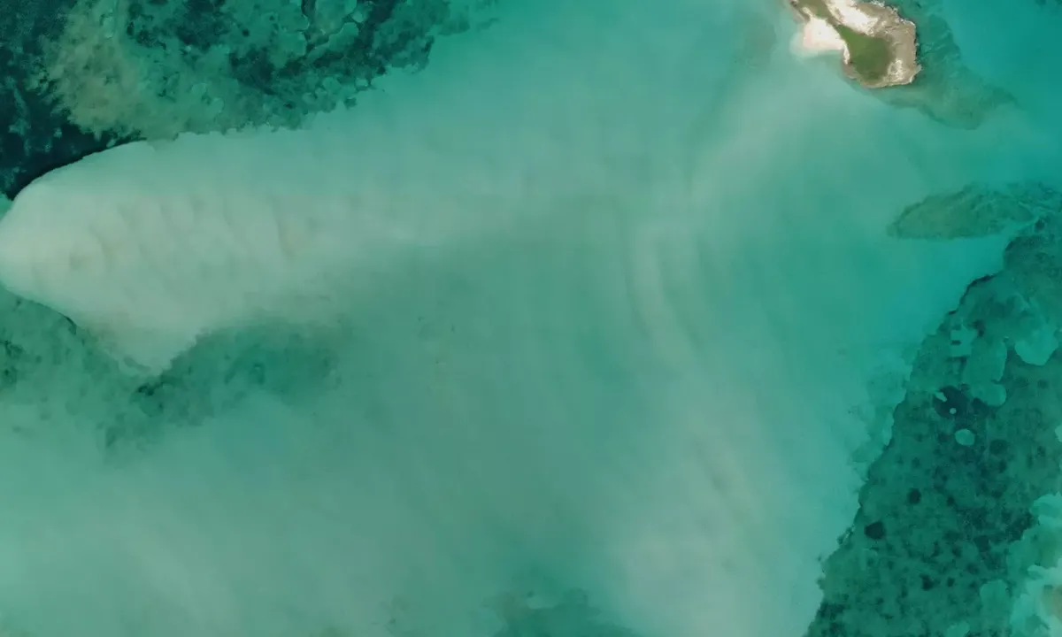 Satelite image of Soldier Cay 1