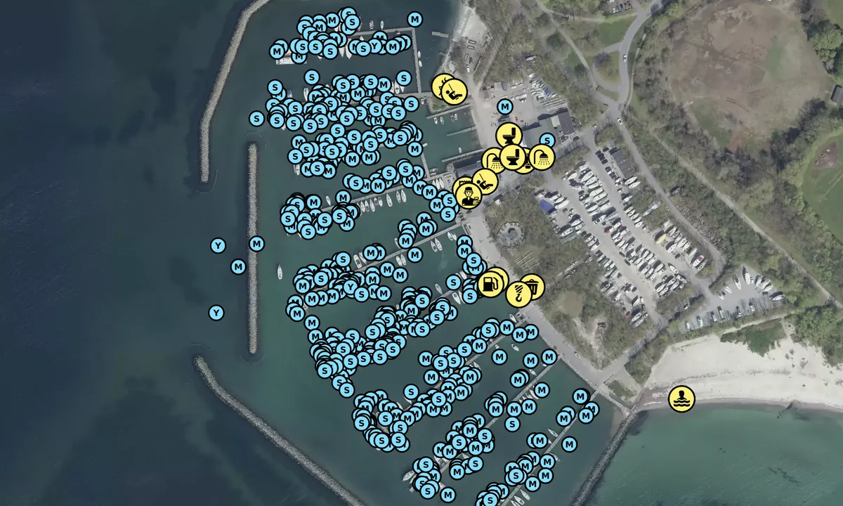 Satelite image of Sønderborg Lystbådehavn