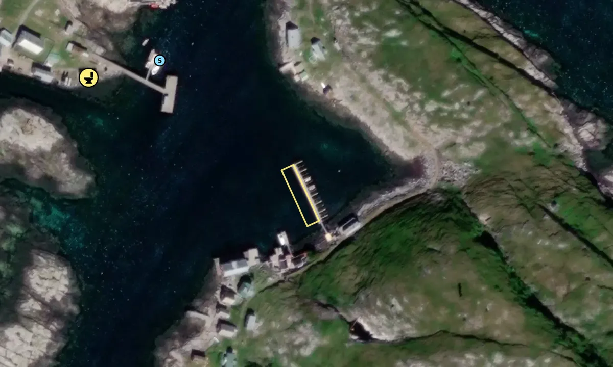 Satelite image of Sør-Gjæslingan - Heimværet