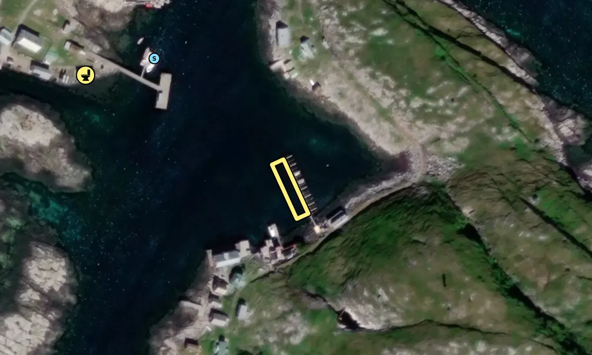 Satelite image of Sør-Gjæslingan - Heimværet