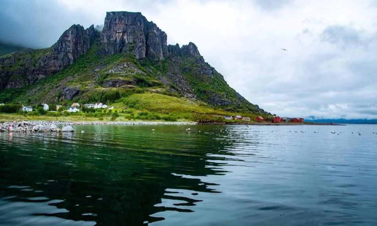 Kveldsstemning på Sørfugløy.