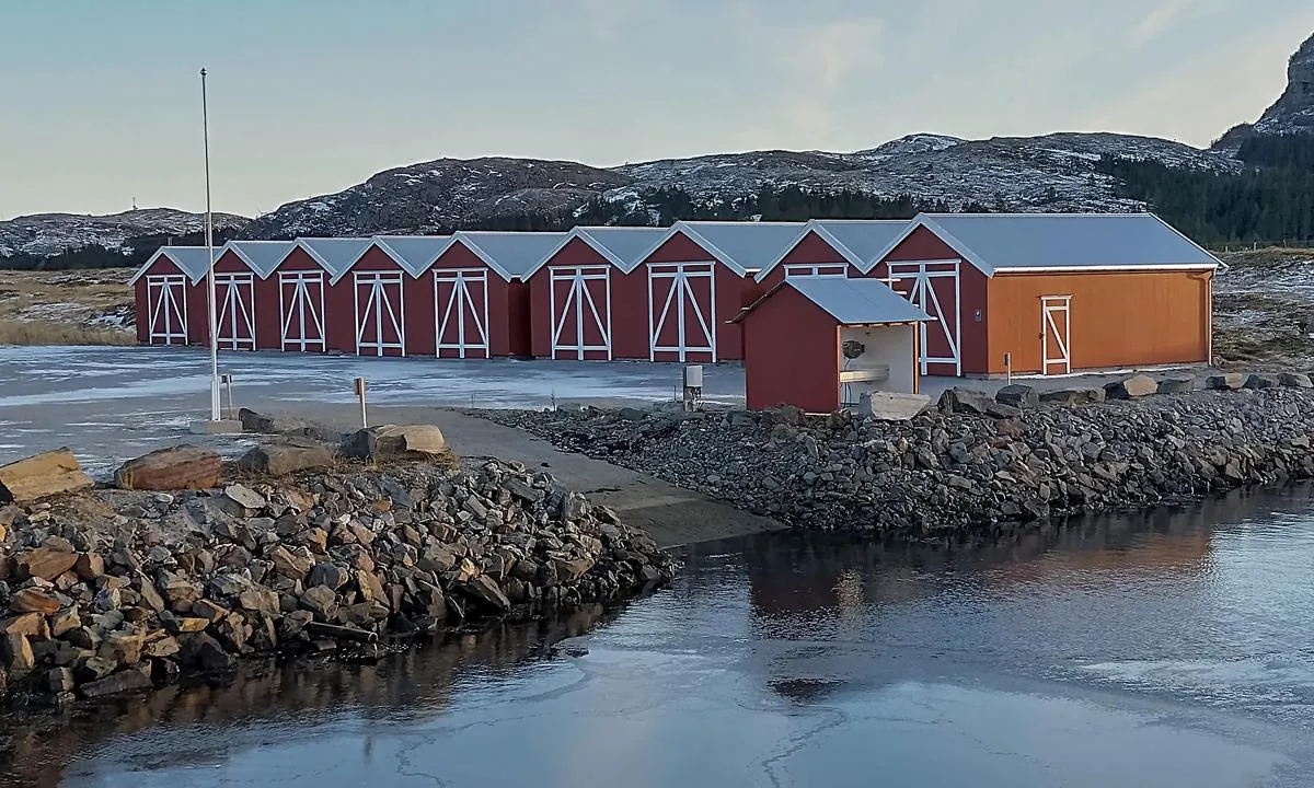 Sørgårdsvågen marina: Rampe for sjøsetting