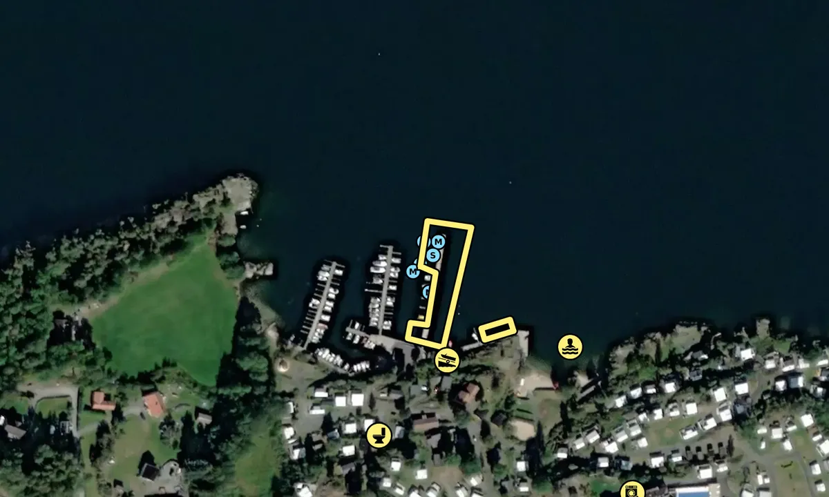 Satelite image of Sørlandet Feriesenter