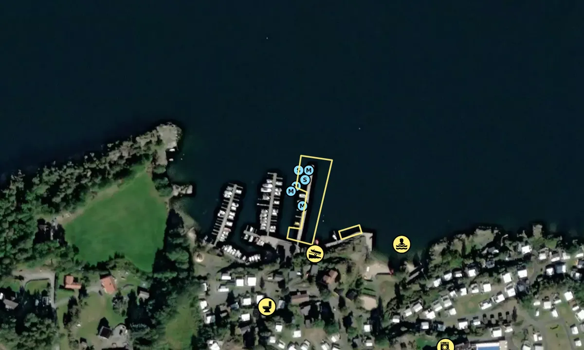 Satelite image of Sørlandet Feriesenter