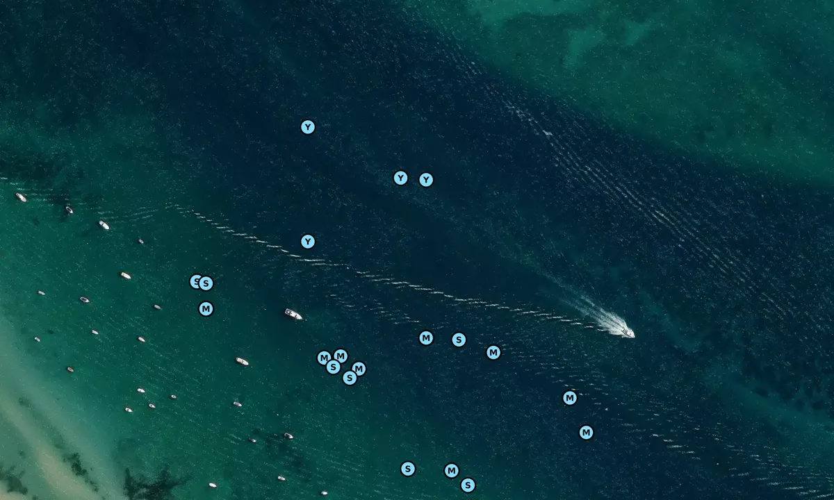Satelite image of Sorrento (moorings)