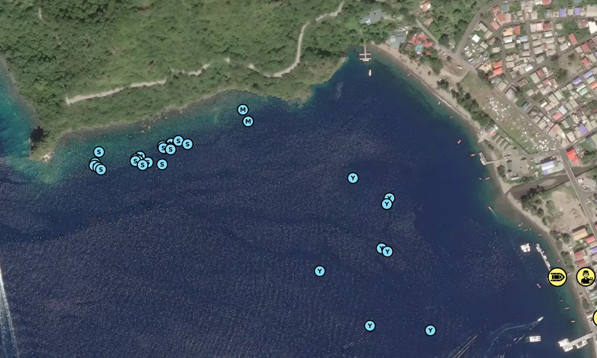 Satelite image of Soufriere Bay