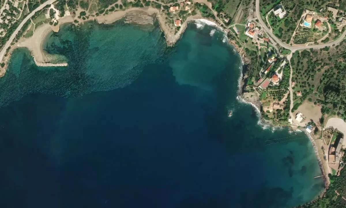 Flyfoto av Sounion