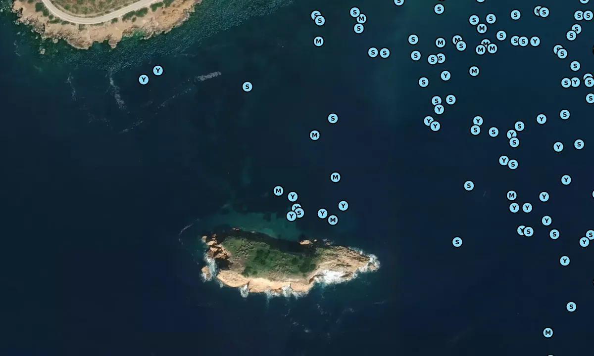 Satelite image of sounion
