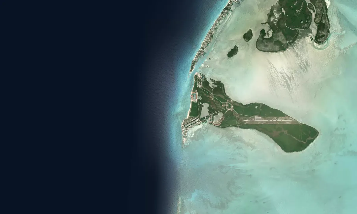 Flyfoto av South Bimini (west)