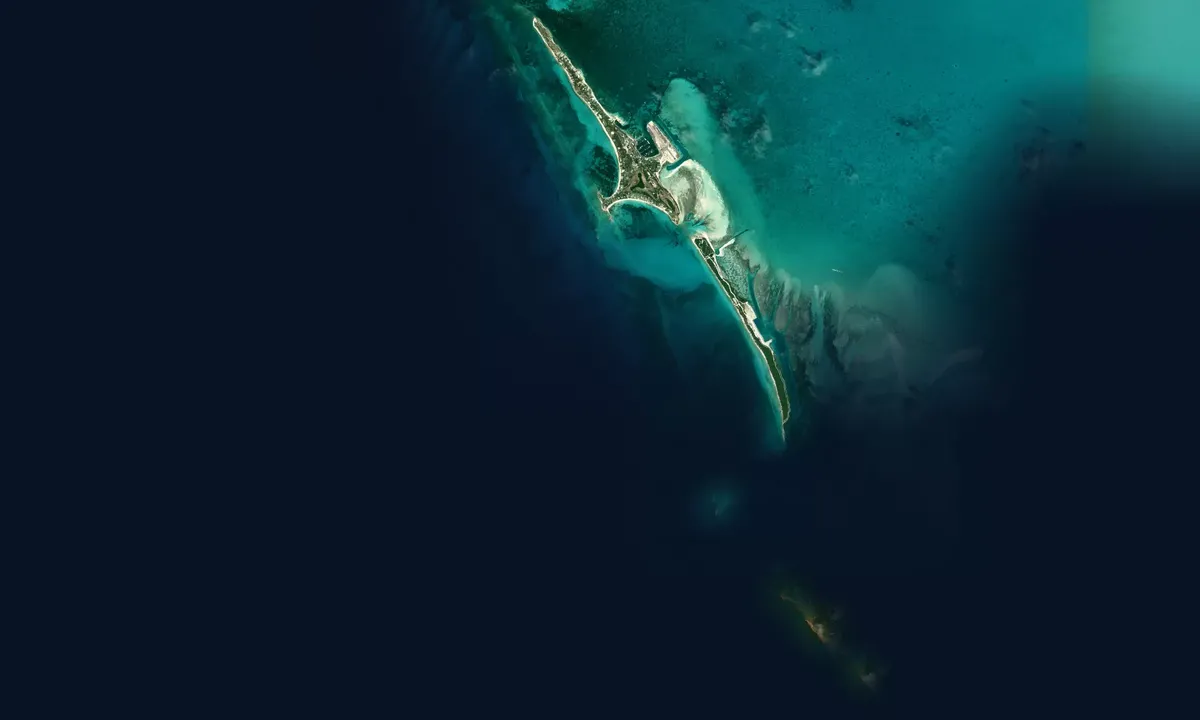 Flyfoto av South Cat Cay