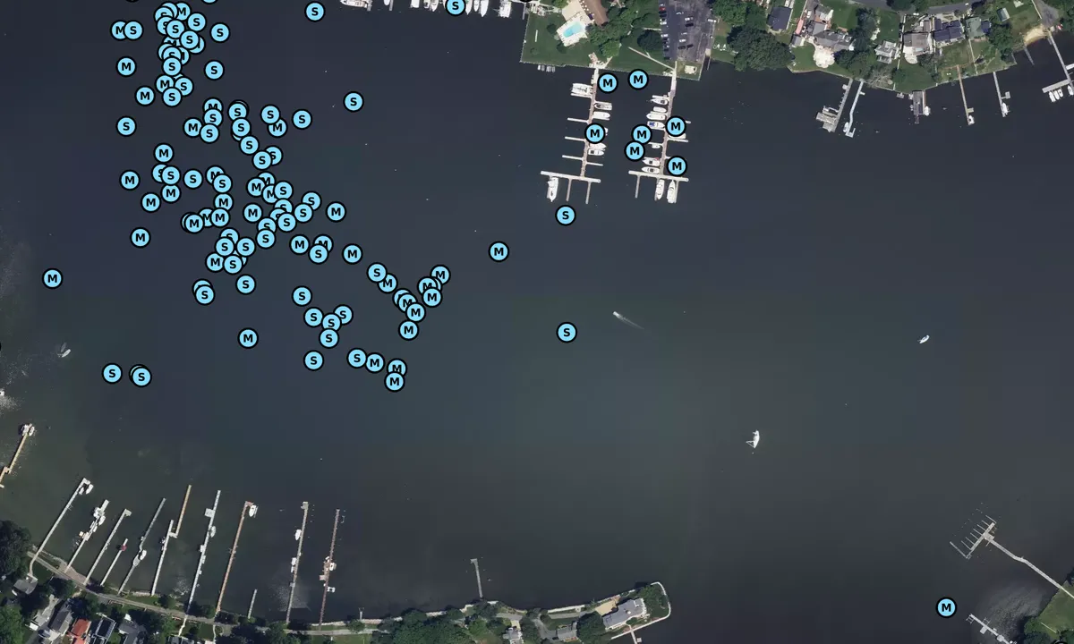 Satelite image of South Creek