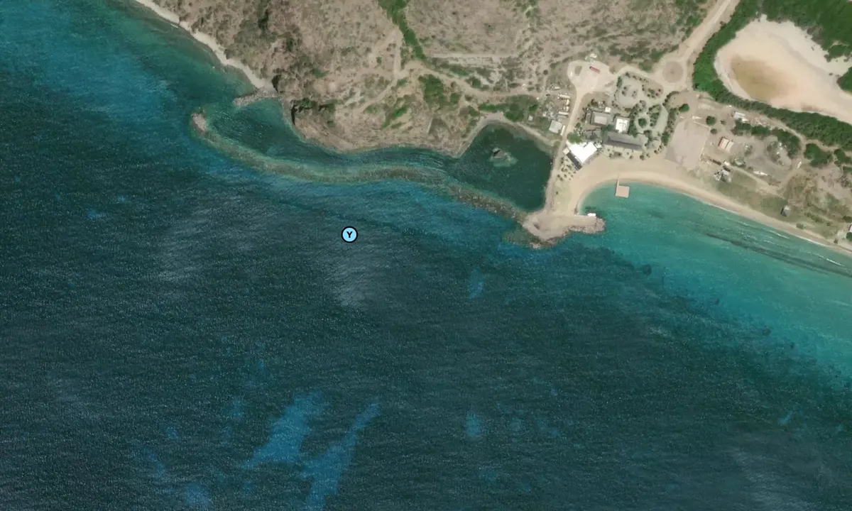 Satelite image of South Friars Bay