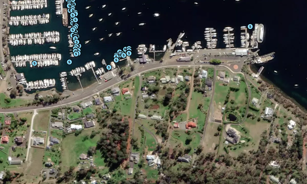 Satelite image of South Haven Marina