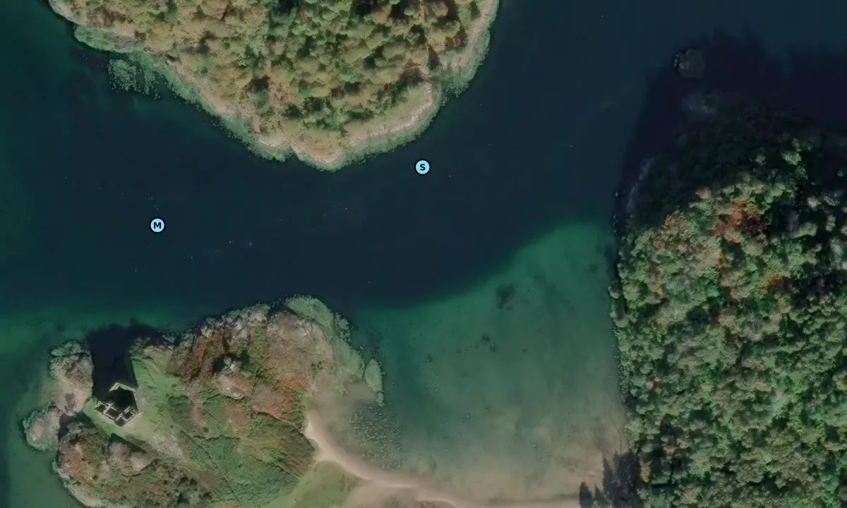 Satelite image of South Loch Moidart